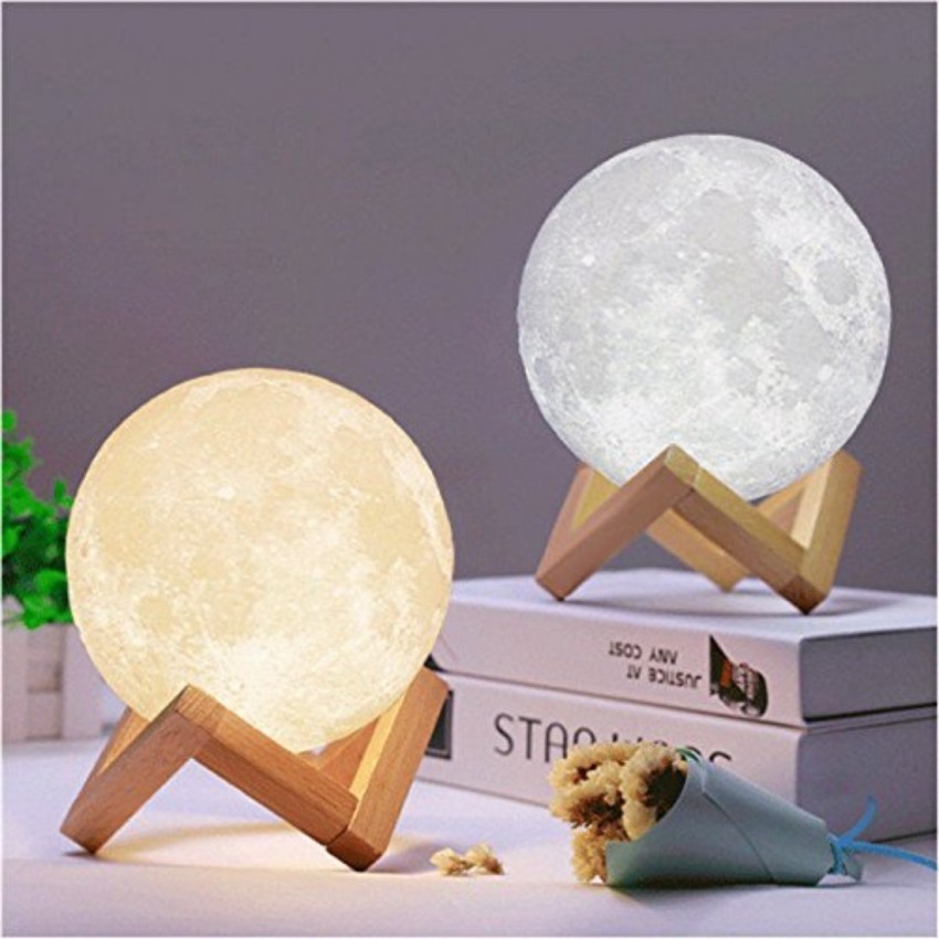 3d moon outlet light lamp