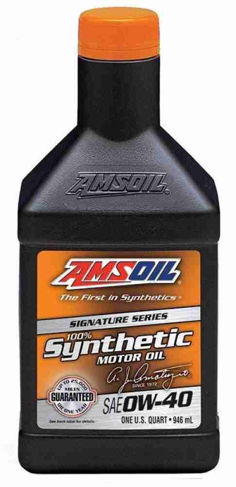 Amsoil signature series synthetic motor oil