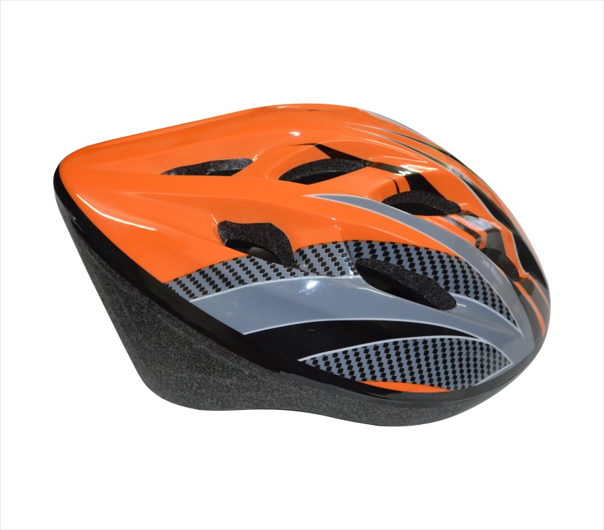 Orange best sale cycling helmet