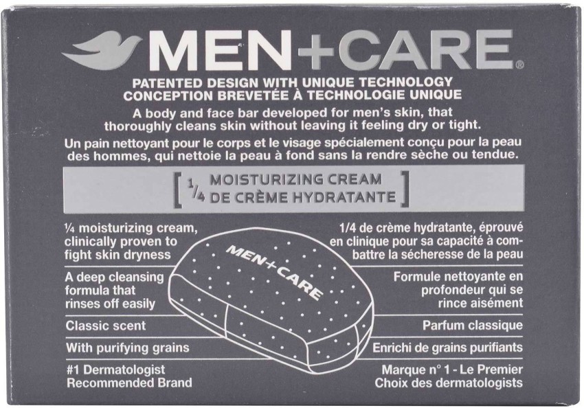 Dove Men+Care Body and Face Bar, Deep Clean - 4 oz, 6 count