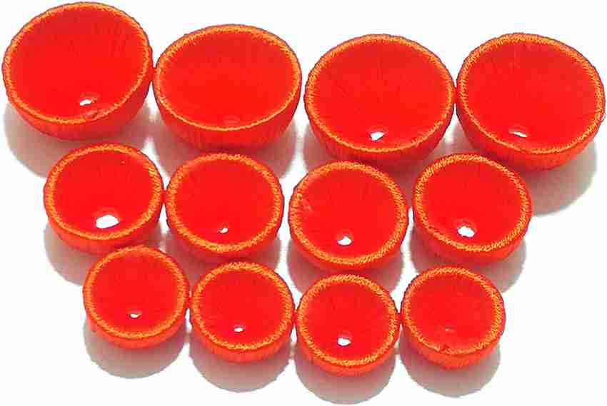 Bottle cap silk thread jhumkas clearance