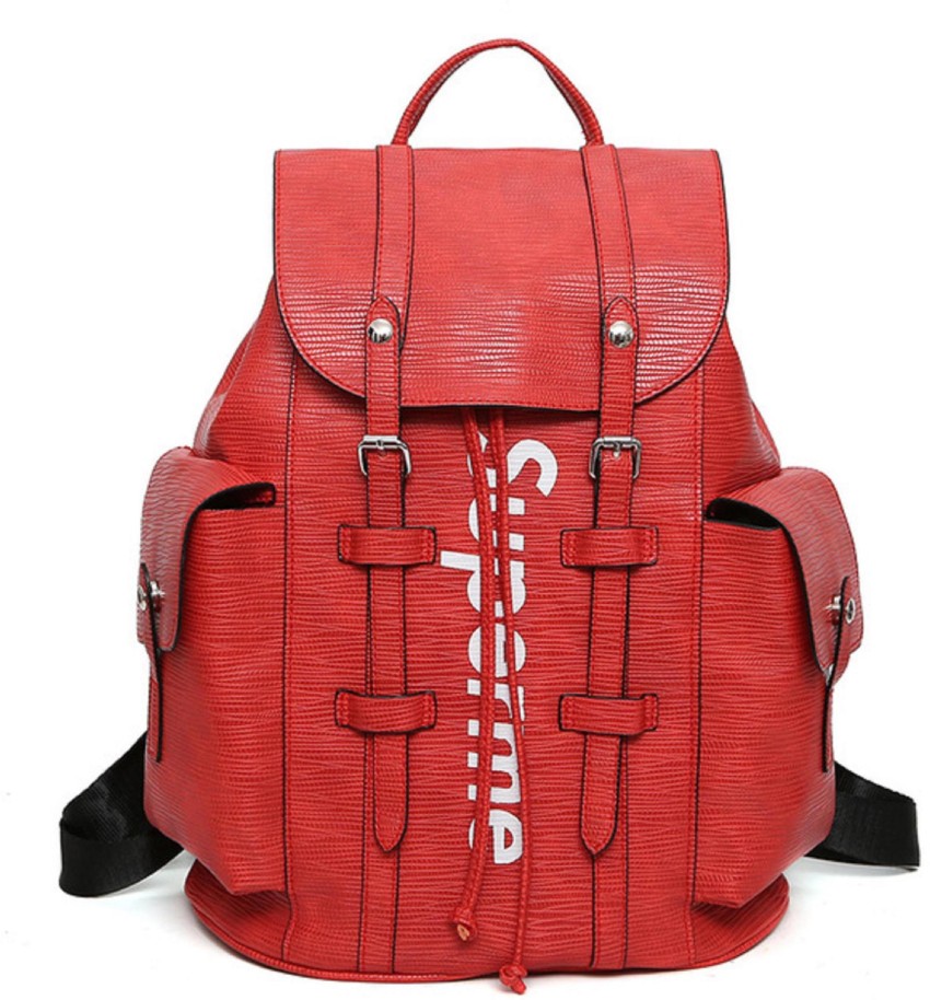 Backpack supreme red best sale