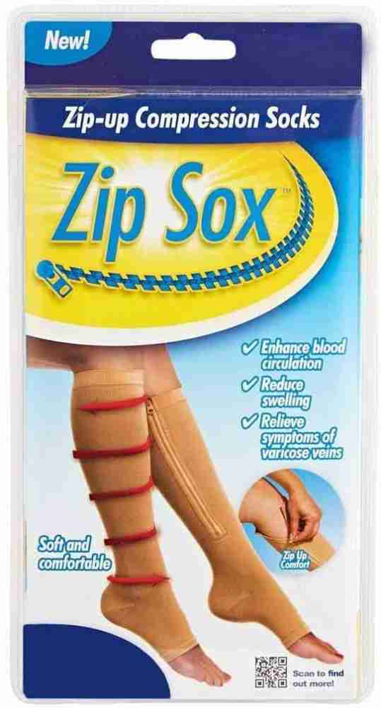 Zip-Up Compression Socks