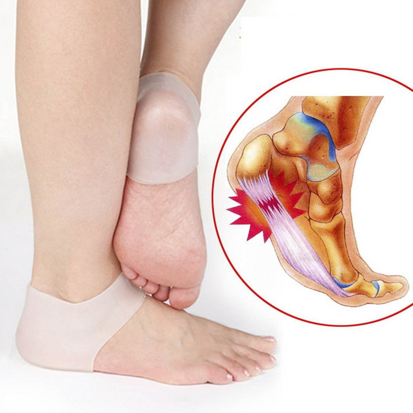 Silicone heel pad for plantar fasciitis deals
