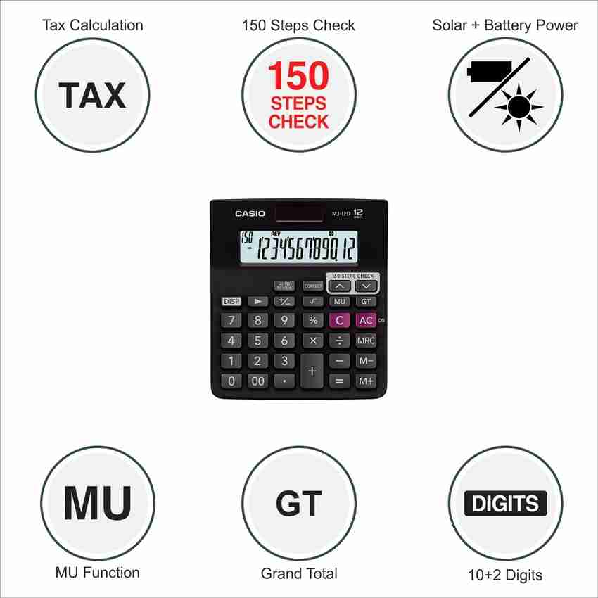 Casio calculator mj new arrivals 100da