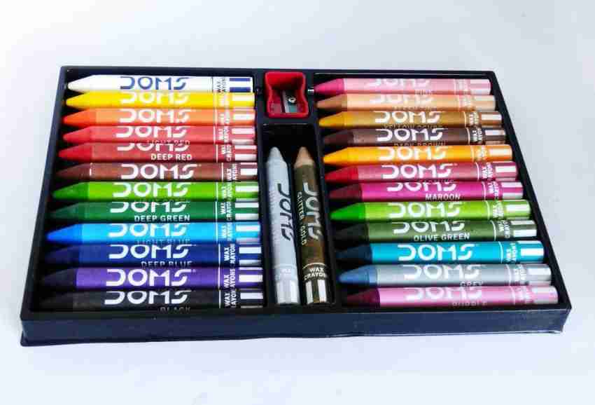 DOMS Jumbo Wax Crayon 24 Shades 