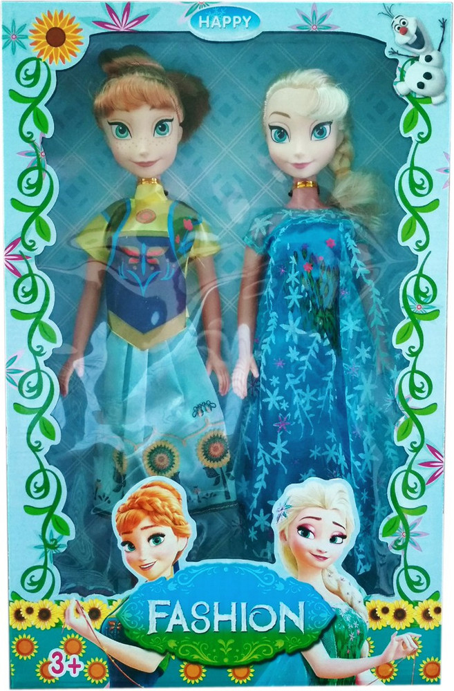 Big elsa and anna dolls sales