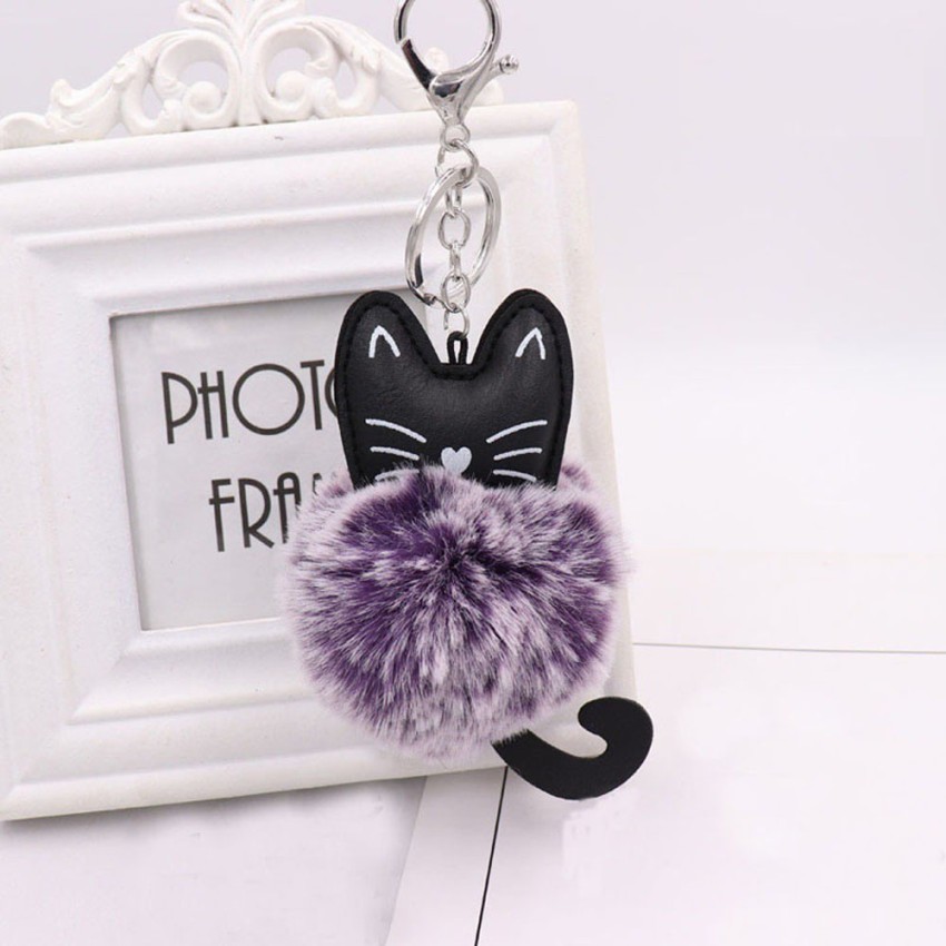 Fluffy clearance cat keyring