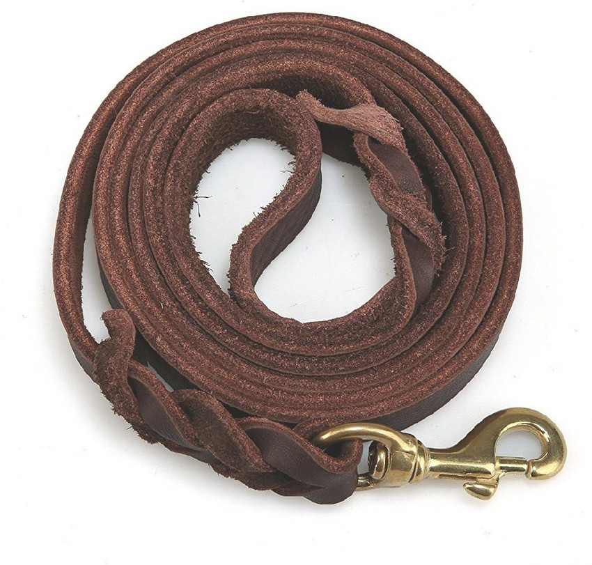 10 ft leather dog leash top
