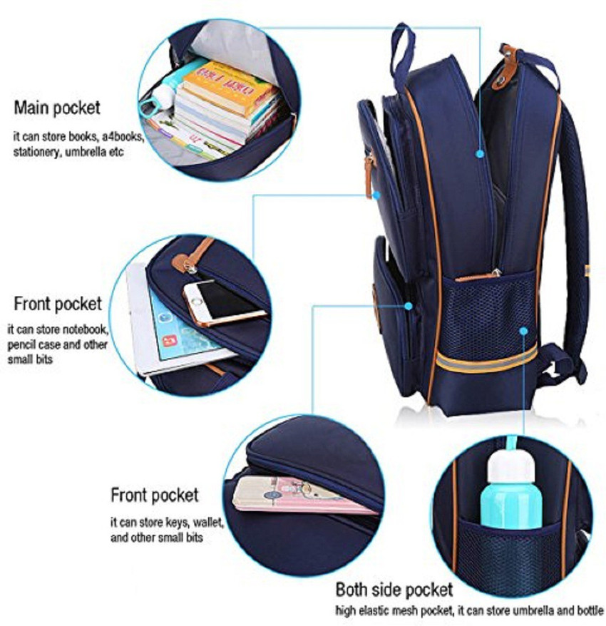 Techtest Primary School Backpack Book Bag for Boys Girls 5 7 years