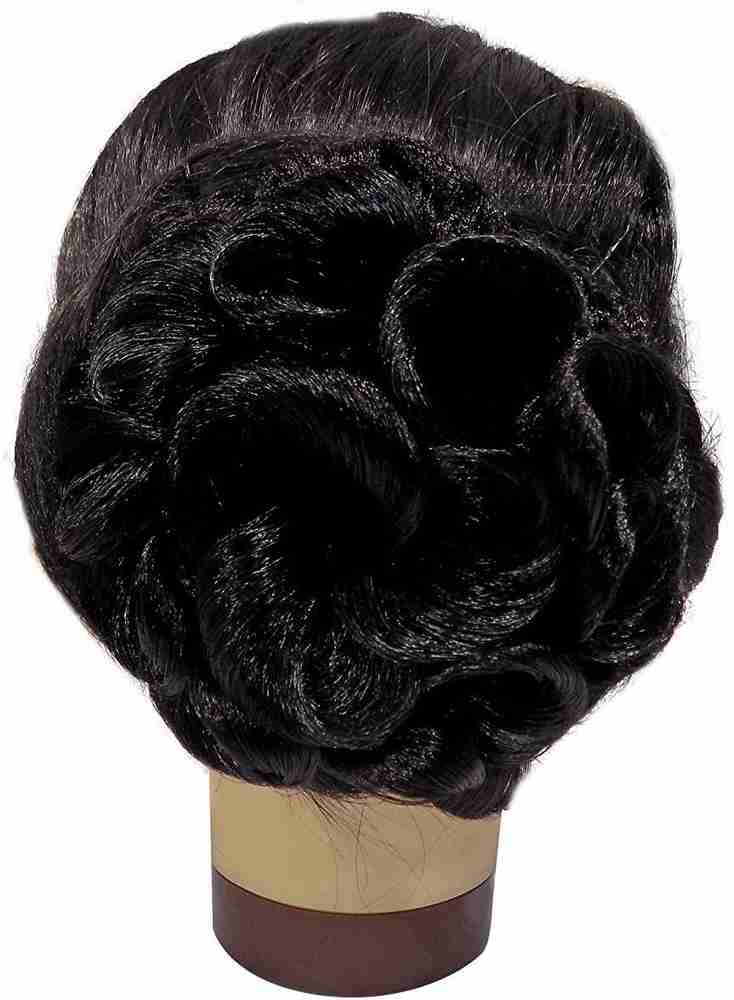 Fancy hair clip in extensions top
