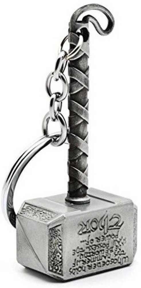 Thor ragnarok hammer keychain discount