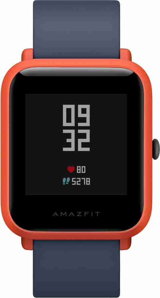 Amazfit bip deals smartwatch red