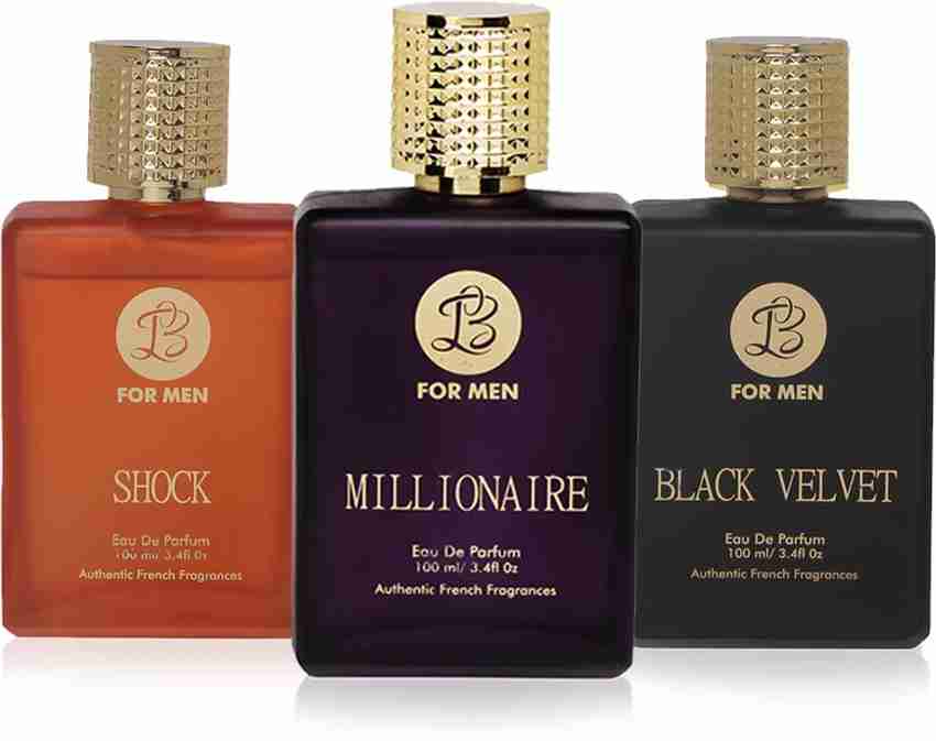Buy LB Perfume LB MILLIONAIRE LB BLACK VELVET AND LB SHOCK