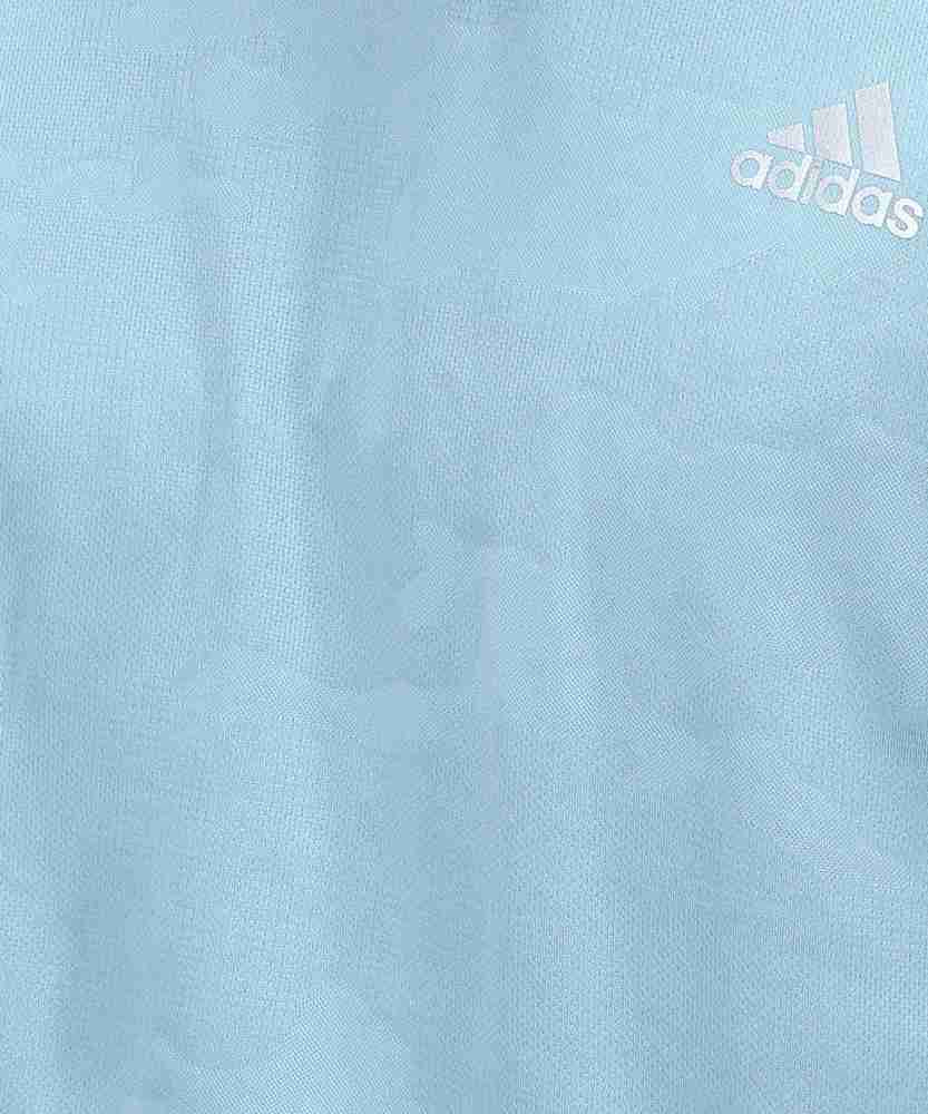 Light blue hot sale adidas shirt