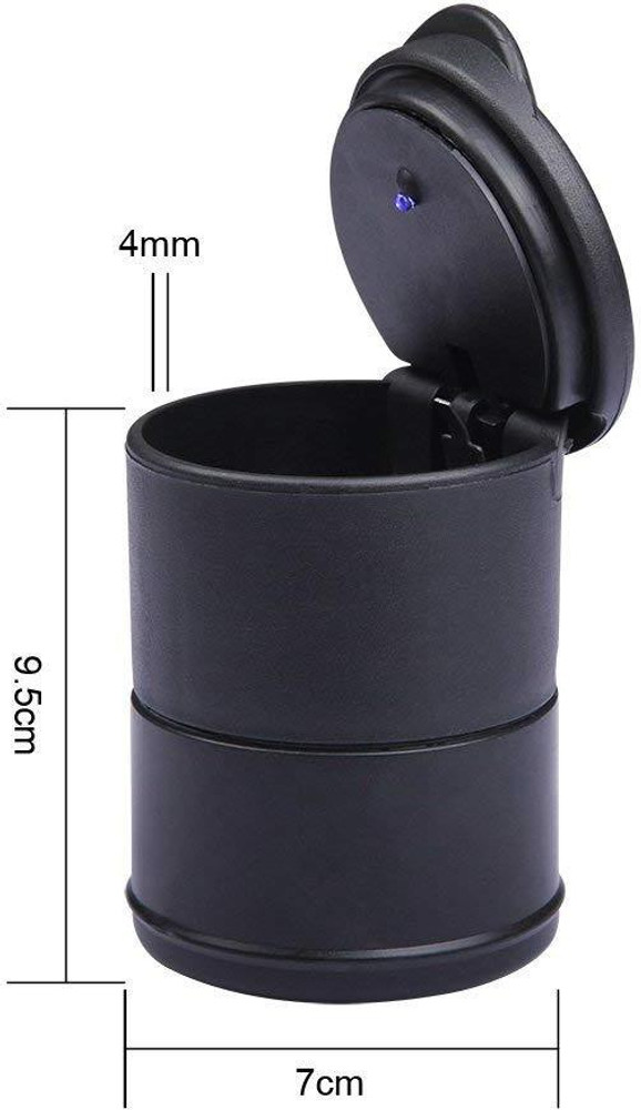 Lighted ashtray store for car
