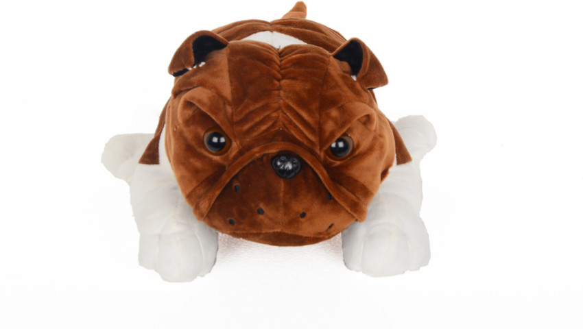 Stuffed pitbull toy top