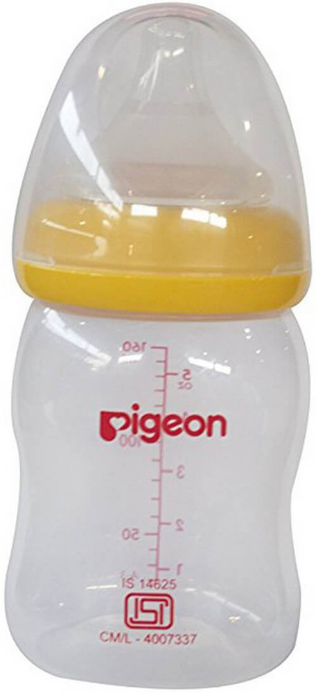 Pigeon wide clearance neck feeding bottle