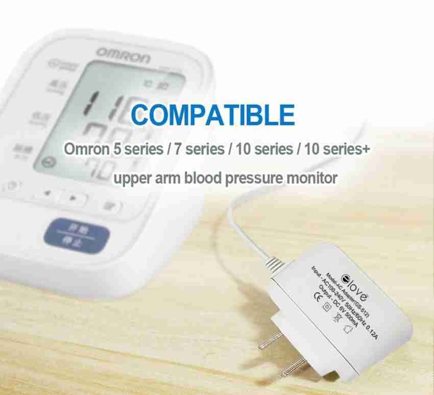 ELOVE 6V AC/DC Power Adapter for Omron 5, 7 Series Blood Pressure