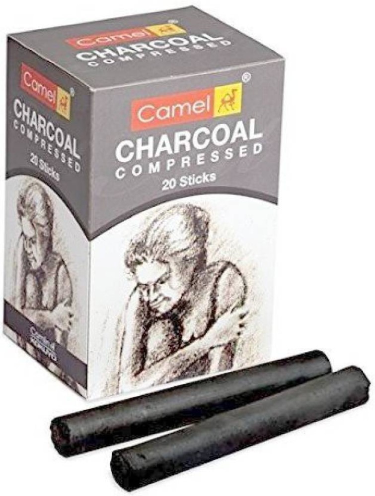 Camel Compressed Charcoal Sticks  Himalaya Fine Art Supplies, India