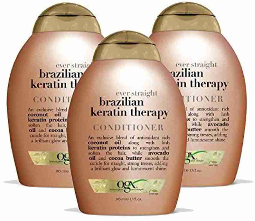 ogx Brazilian Keratin Therapy Conditioner 13 Ounce 3 Pack