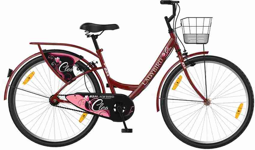 BSA LADYBIRD CLEO RICH BURGUNDY 26 T Girls Cycle Womens