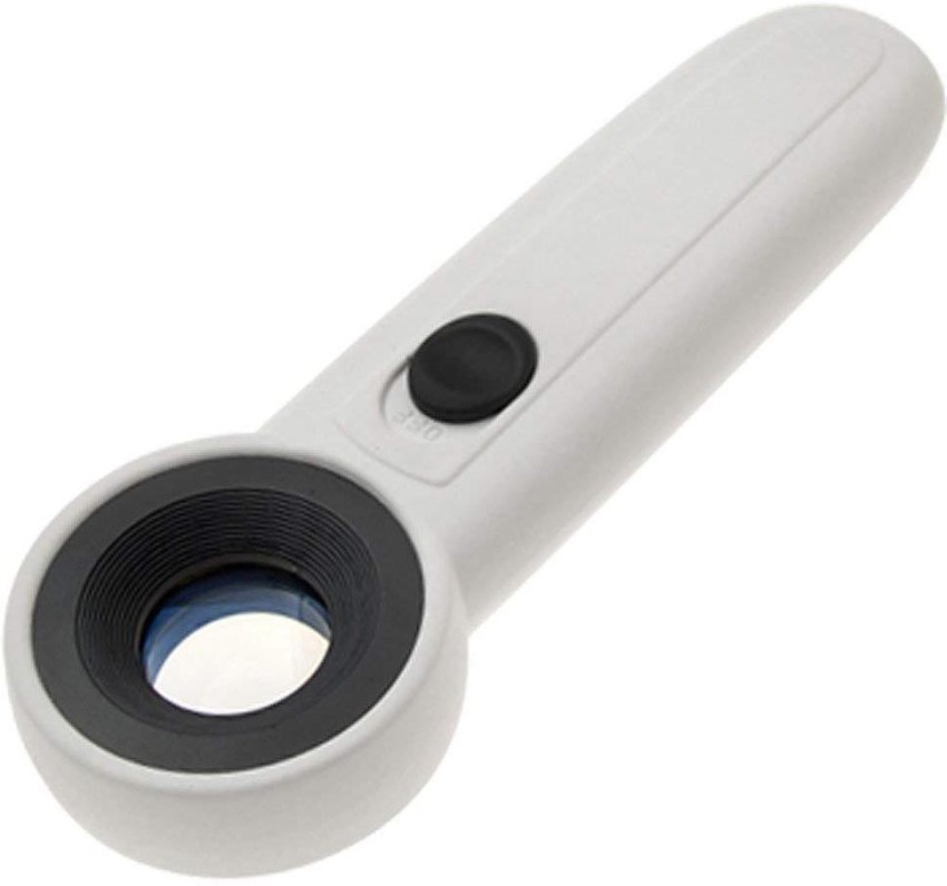 30X High Power Handheld Magnifying Glass Led Light Jumbo Illuminated  Magnifier 