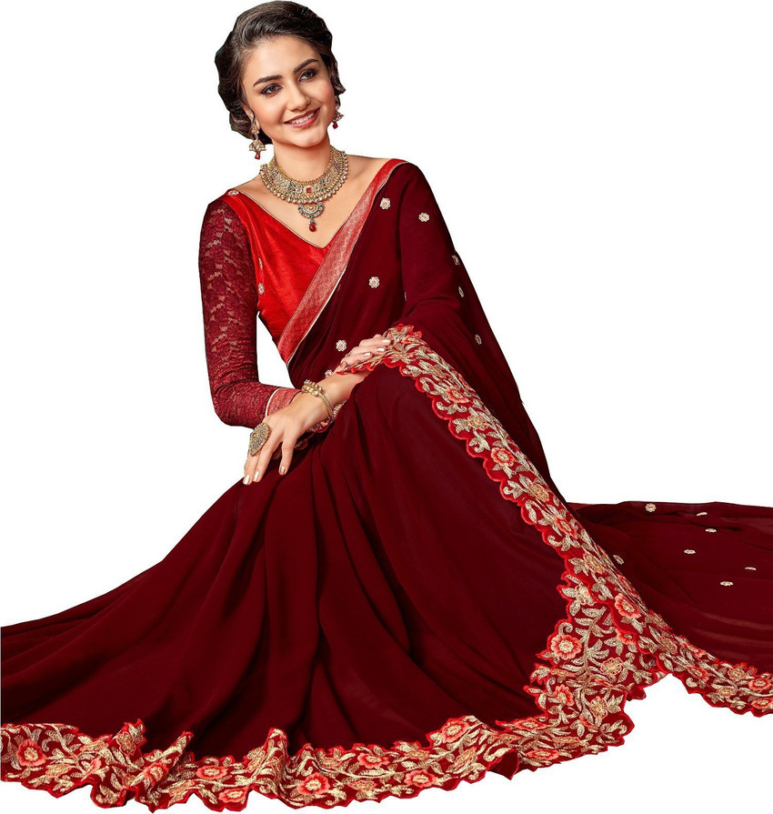 Party wear saree hot sale design 2018