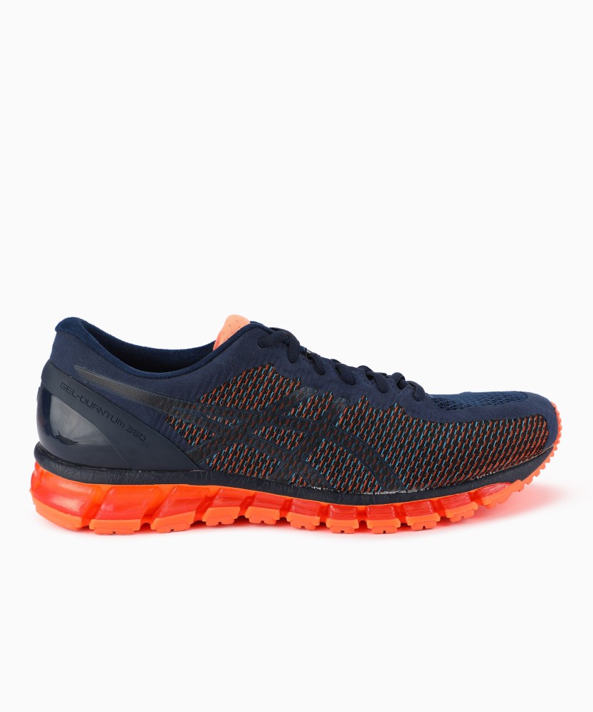 Asics GEL QUANTUM 360 RUNNING For Men Buy ISLD BL WH HT OG Color Asics GEL QUANTUM 360 RUNNING For Men Online at Best Price Shop Online for Footwears in India Flipkart