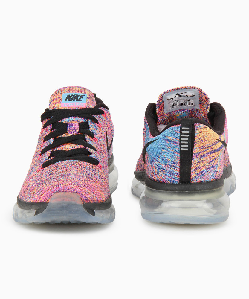 Free flyknit clearance blue and pink