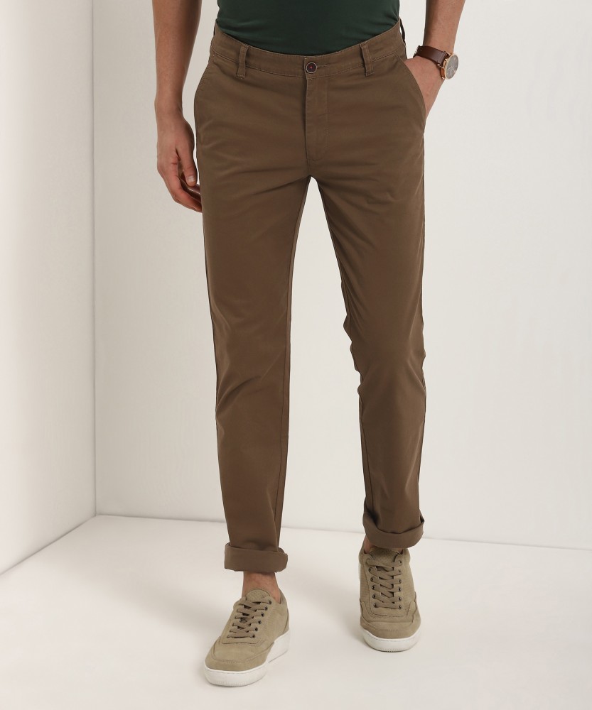 Buy Brown Trousers & Pants for Men by Wills Lifestyle Online