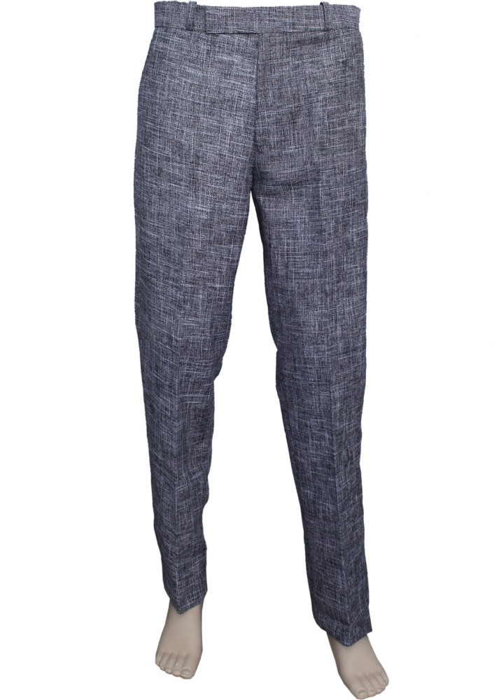 Grey Handloom Khadi Pant Set Design by Rivil Civil By Arun at Pernia's Pop  Up Shop 2023
