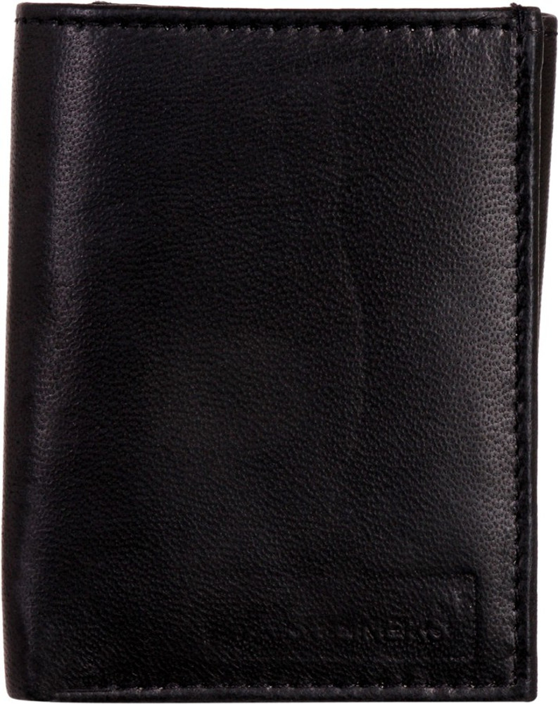 Waist Liners Men Black Genuine Leather Wallet BLACK Price in India Flipkart