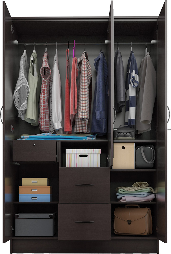 3 door clearance wardrobe flipkart