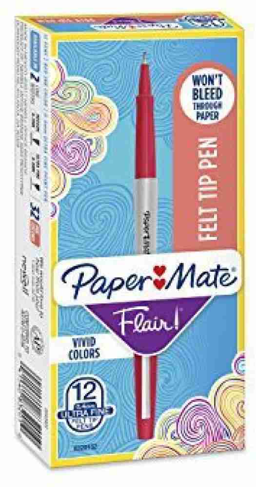 Paper Mate Flair Felt Tip Pens Ultra Fine Point Assorted Colors 8 Count, Delivery Near You