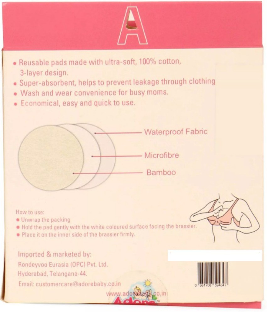 Adore Washable Breast Pads Nursing Breast Pad (Pack of 2)