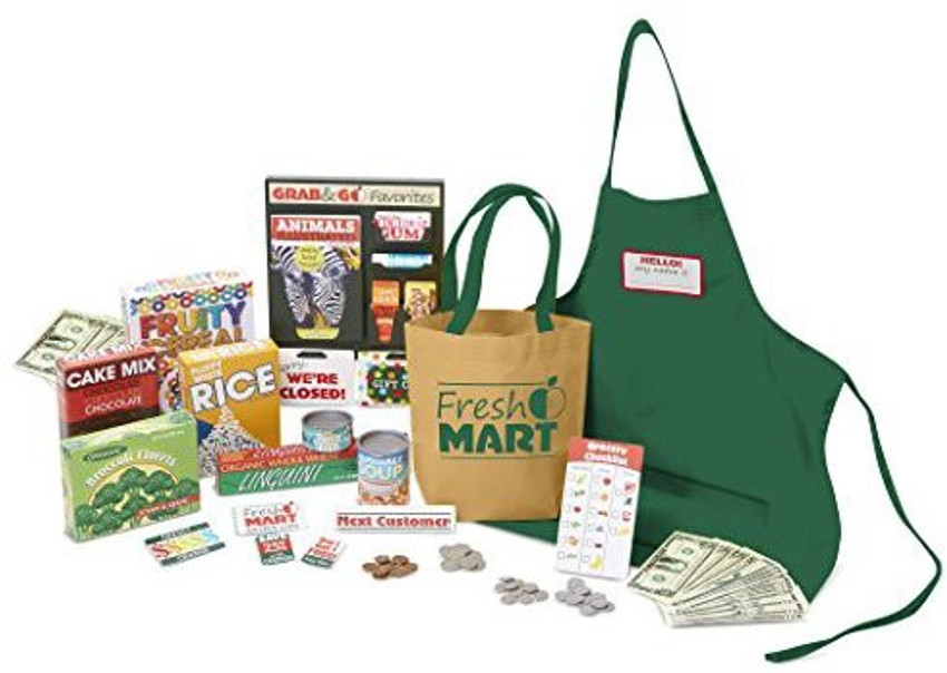 MELISSA DOUG Fresh Mart Grocery Store Food And Role Play