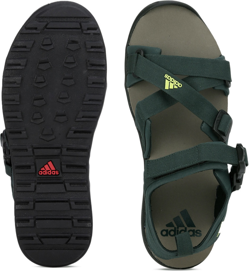 ADIDAS GLADI M Men Green Sports Sandals Buy GRNNIT SYELLO BRANCH