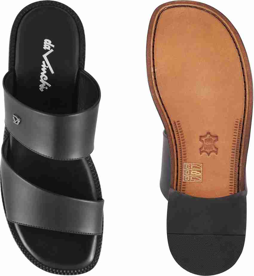 DaVinchi Men Black Sandals Buy DaVinchi Men Black Sandals Online