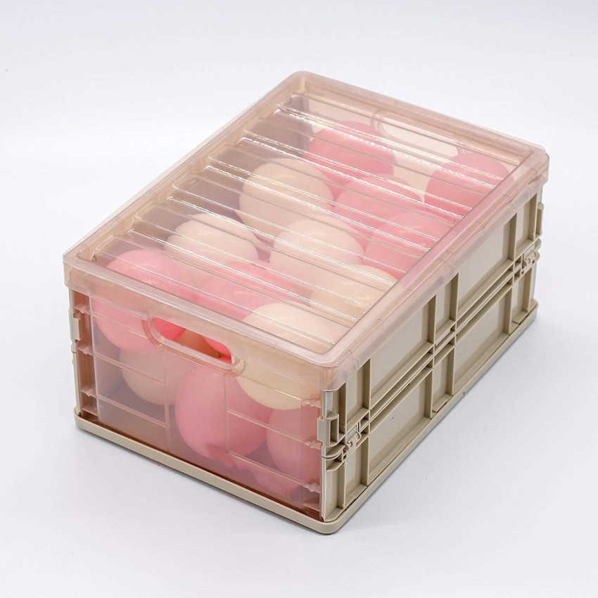 Rectangle Folding Large Plastic Storage Boxes , Big Plastic Containers Eco  - Friendly