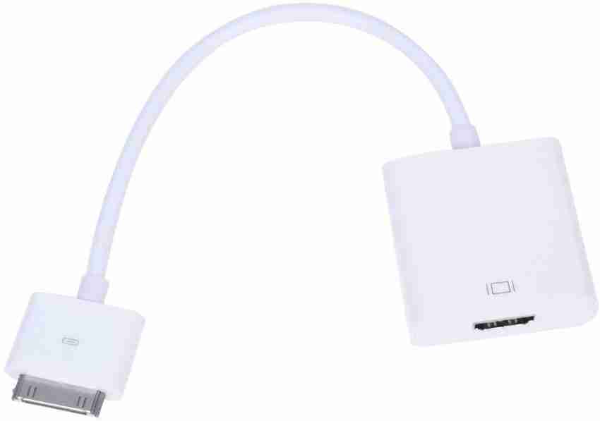 LipiWorld TV out Cable 30Pin Dock Connector to HDMI HDTV TV Cable