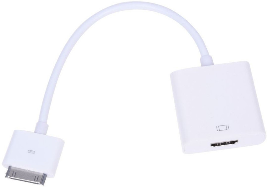 LipiWorld TV out Cable 30Pin Dock Connector to HDMI HDTV TV Cable