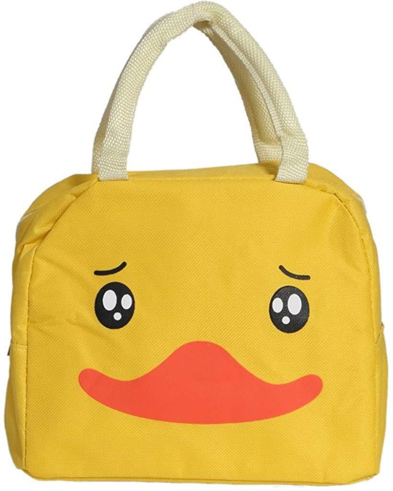 Cute Little Yellow Duck Lunch Bag For Women Men Cartoon Insulated Tote Bags  Reusable For Work Picnic School Travel Portable Handbag