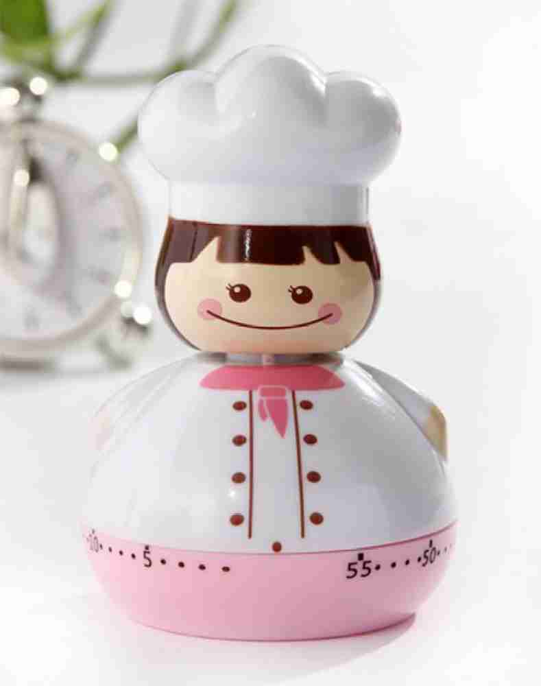 Cartoon Chef Mechanical Kitchen Timer Mini Alarm Clock - Temu