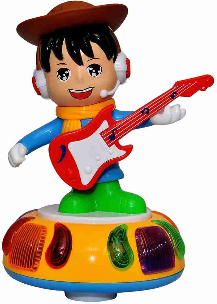 Boy Guitar Figurine