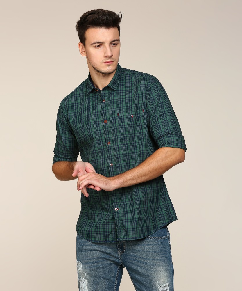 LOUIS PHILIPPE Men Checkered Casual Multicolor Shirt - Buy LOUIS PHILIPPE  Men Checkered Casual Multicolor Shirt Online at Best Prices in India