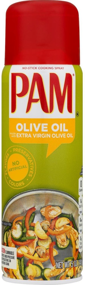 Pam 100% Natural Fat-free Original Canola Oil Cooking Spray - 8oz