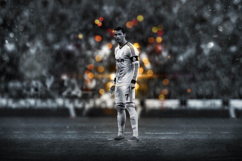 Poster De Cristiano Ronaldo En El Real Madrid