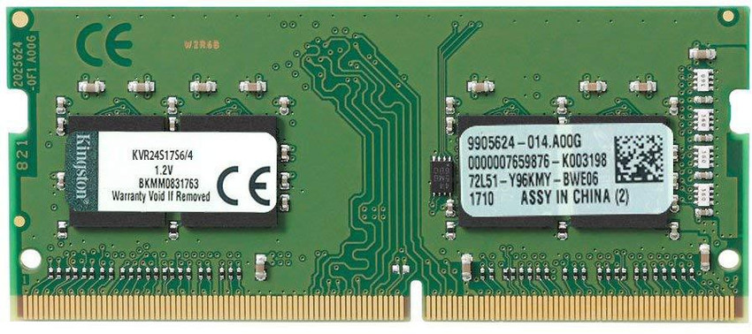 KINGSTON RAM DDR4 4 GB Laptop SDRAM Value DDR4 SDRAM KVR24S17S6