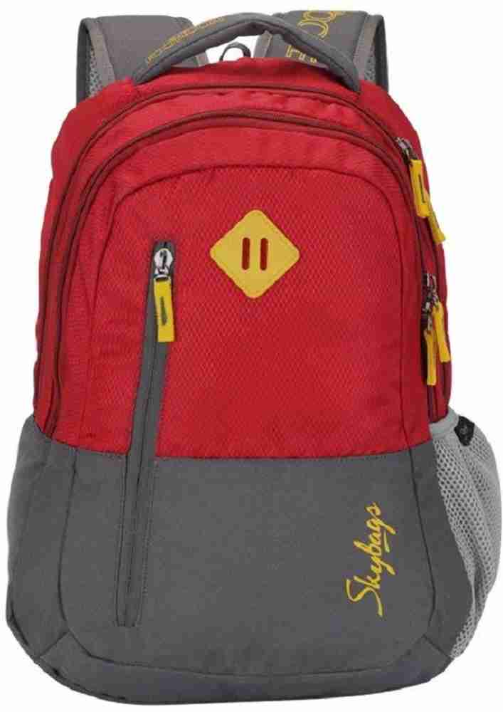 Skybags footloose leo 03 grey & black color block backpack deals